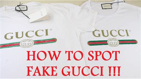 gucci shirt original vs fake|knockoff gucci t shirt.